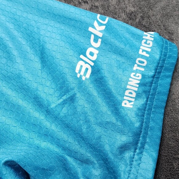 Chrome Cycling Shirt Men's Zip Pockets Fight Kids Cancer Short Sleeve Size 2XL - Picture 7 of 16